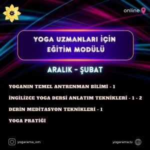 Yoga Uzmanları için Eğitim Programı