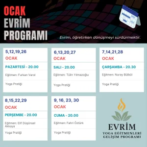 Evrim Ocak Ayı Programı