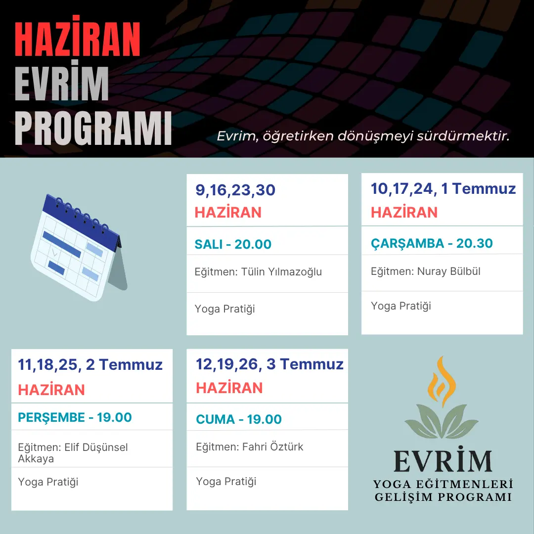 EVRİM Haziran Ayı Programı
